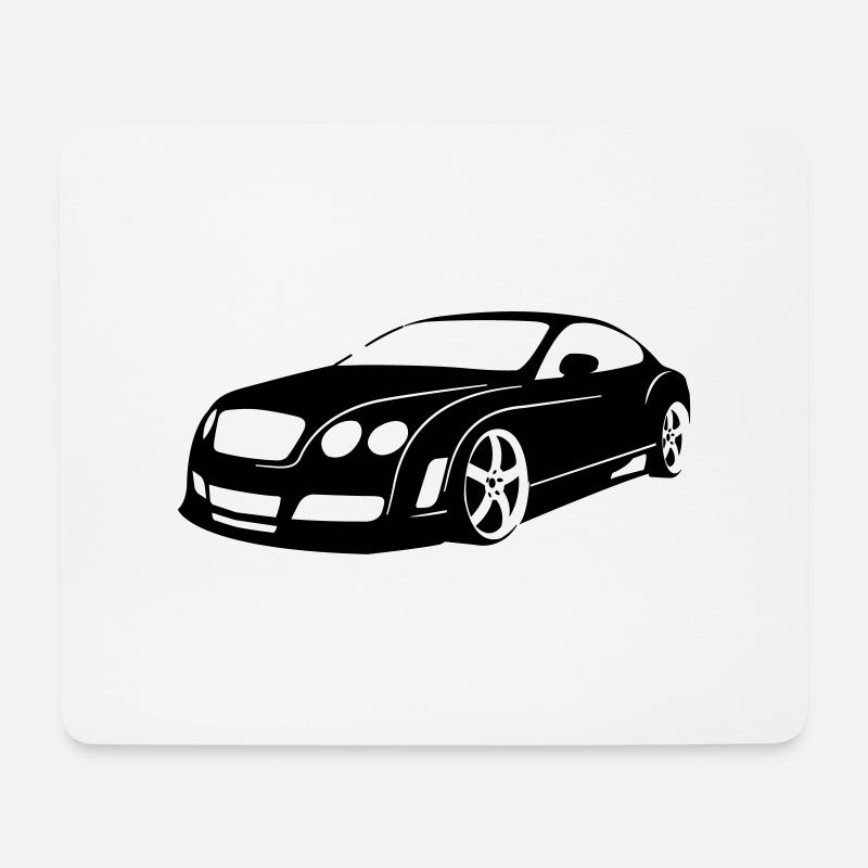 Bentley Continental GT - Mousepad (Querformat) - Weiß