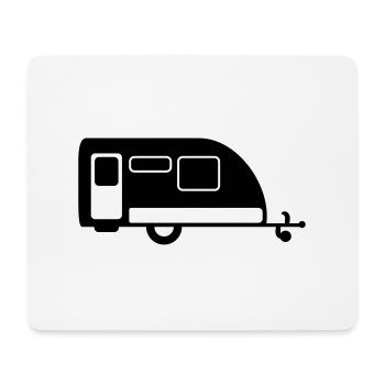 camp , camping, camping , caravan, trekking , hiki - Mousepad (Querformat) - Weiß - Vorne