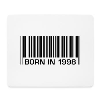 barcode born in 1998 18th birthday 18. Geburtstag - Mousepad (Querformat) - Weiß - Vorne