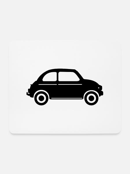 italienisches Auto - Mousepad (Querformat) - Weiß