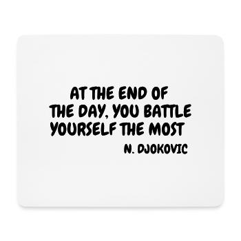 Tennis - Sport - Racket - Tennis Player - Tenis - Mousepad (Querformat) - Weiß - Vorne