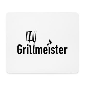 Grillmeister - Grillmaster - Mousepad (Querformat) - Weiß - Vorne