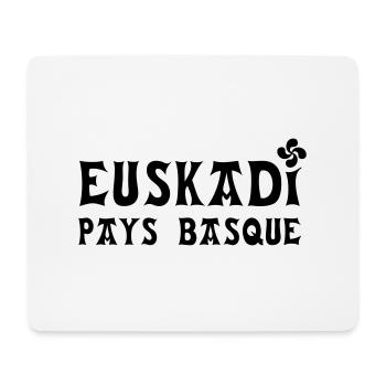 Pays Basque - Tapis de souris (format paysage) - blanc - Devant
