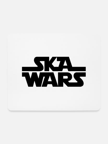 Ska Wars - Mousepad (Querformat) - Weiß