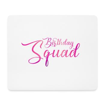 Anniversaire Squad - Tapis de souris (format paysage) - blanc - Devant