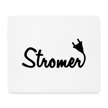 Stromer - Mousepad (Querformat) - Weiß - Vorne
