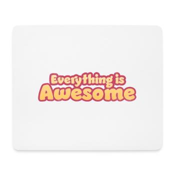 Hier ist alles super - Mousepad (Querformat) - Weiß - Vorne