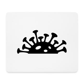 Semi Corona Virus (1c) - Mouse Pad (horizontal) - white - Front