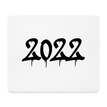 2022 - Mousepad (Querformat) - Weiß - Vorne