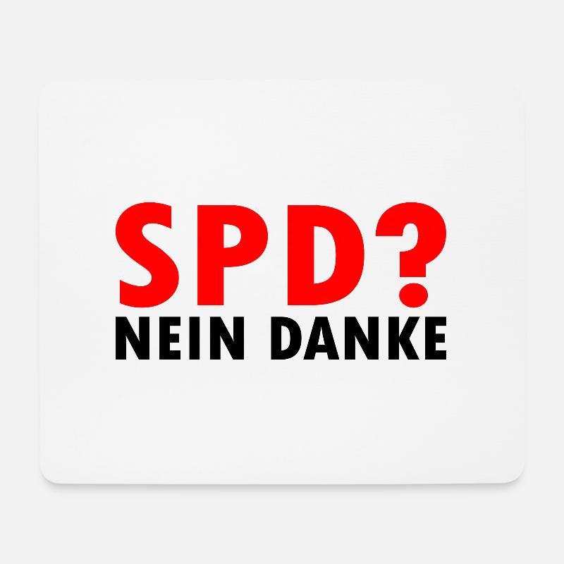Spd - Mousepad (Querformat) - Weiß
