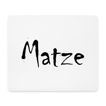 matze - Mousepad (Querformat) - Weiß - Vorne