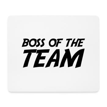 Boss of the Team - Mousepad (Querformat) - Weiß - Vorne