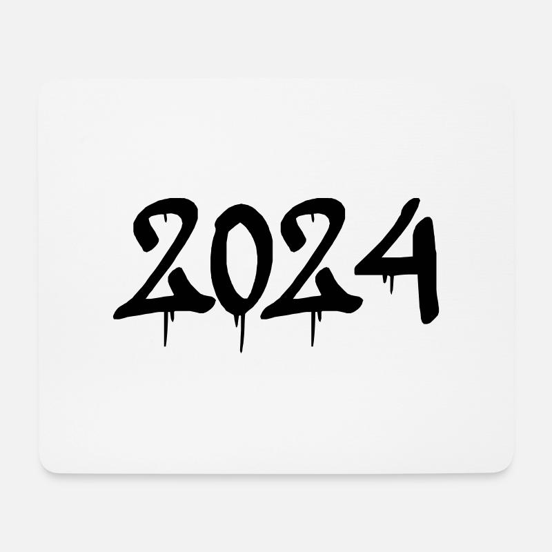 2024 - Mousepad (Querformat) - Weiß