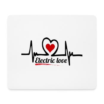 Elektrische Liebe - Mousepad (Querformat) - Weiß - Vorne