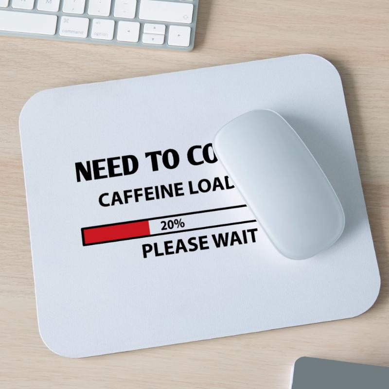 Need To Code Caffeine Loading Please Wait Develope Mousepad (Querformat)