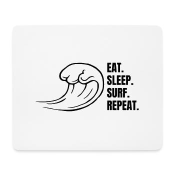 Surfer Surf Surfboard Moniteur de surf Surf - Tapis de souris (format paysage) - blanc - Devant