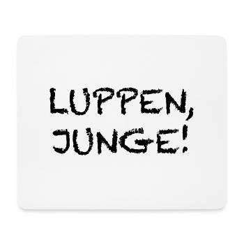 Luppen Junge - Mousepad (Querformat) - Weiß - Vorne