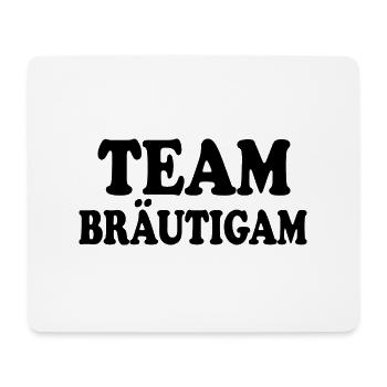 Team bräutigam - Mousepad (Querformat) - Weiß - Vorne