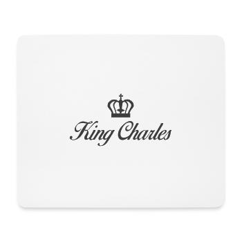 Roi Charles König Monarque d’Angleterre - Tapis de souris (format paysage) - blanc - Devant
