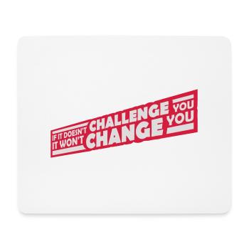 Workout Fitness Motivation Quote - Mouse Pad (horizontal) - white - Front