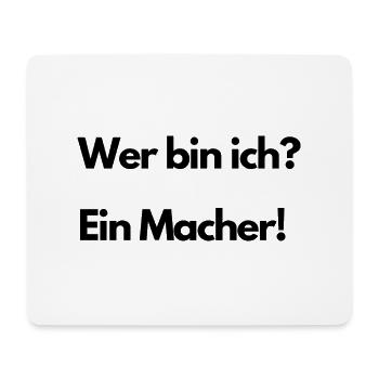 Macher #Trend - Mousepad (Querformat) - Weiß - Vorne