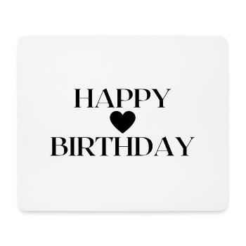 Happy Birthday Gift Idea - Mouse Pad (horizontal) - white - Front