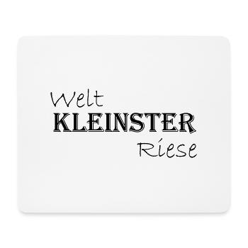 Weltkleinster Riese - Schriftzug - Mousepad (Querformat) - Weiß - Vorne