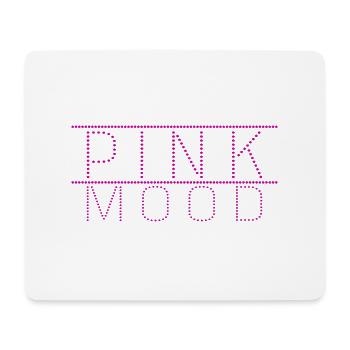 Humeur rose - Tapis de souris (format paysage) - blanc - Devant