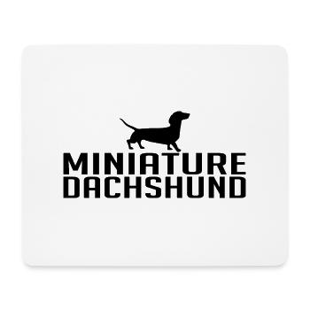 Miniature Dachshund Dog Breed Dogs Wilsigns - Mouse Pad (horizontal) - white - Front