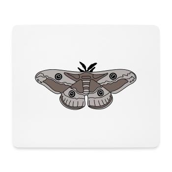 night peacock eye color - Mouse Pad (horizontal) - white - Front