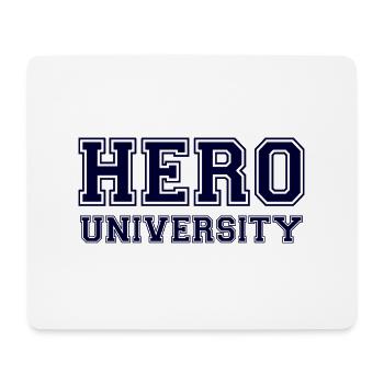 Hero University - Blue Text - Mouse Pad (horizontal) - white - Front