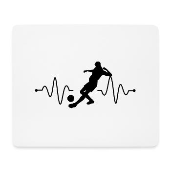 Fußball Soccer - Mouse Pad (horizontal) - white - Front