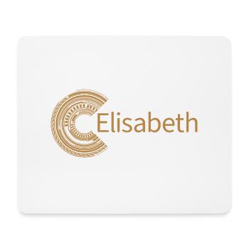 Für Elisabeth - Mousepad (Querformat) - Weiß - Vorne