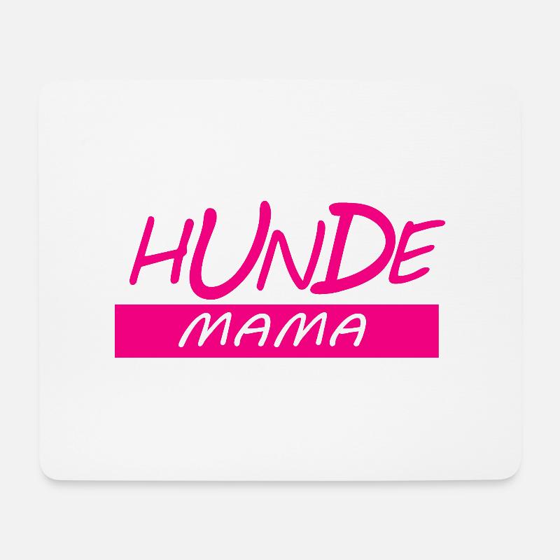 Hund Dog - Mousepad (Querformat) - Weiß