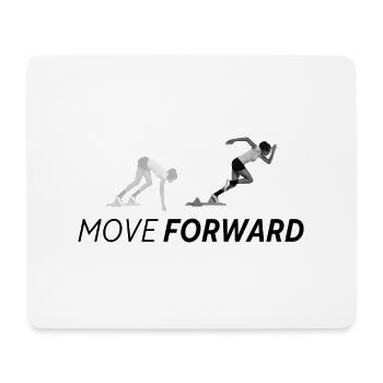 MOVE FORWARD - Mouse Pad (horizontal) - white - Front