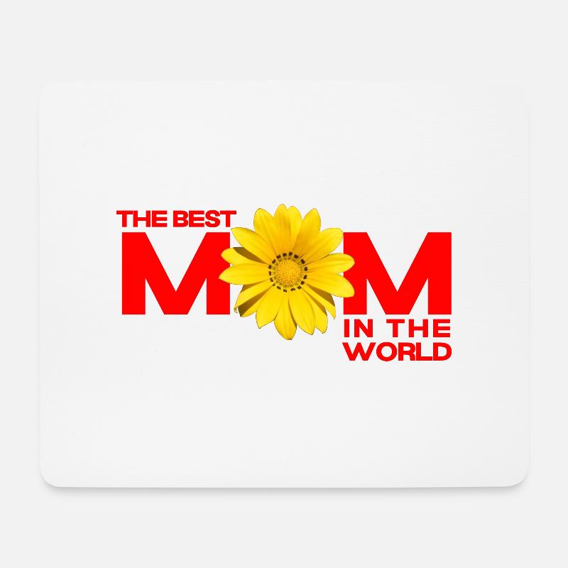 Die beste Mutter der Welt - Mousepad (Querformat) - Weiß