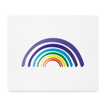 rainbow chakren - Mousepad (Querformat) - Weiß - Vorne