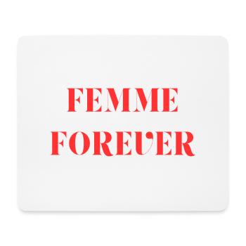 Frau für immer - Mousepad (Querformat) - Weiß - Vorne