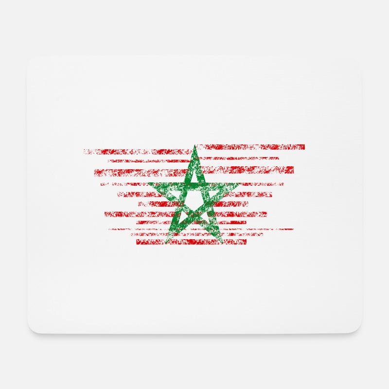 Marokko - Mousepad (Querformat) - Weiß