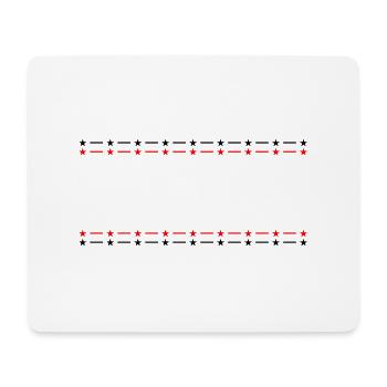 Line Stars - Mouse Pad (horizontal) - white - Front