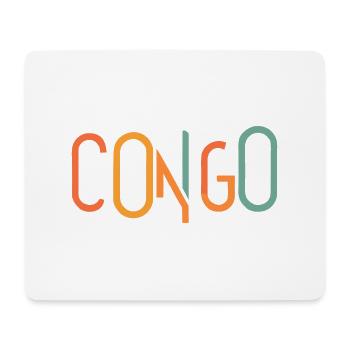 Congo - Tapis de souris (format paysage) - blanc - Devant