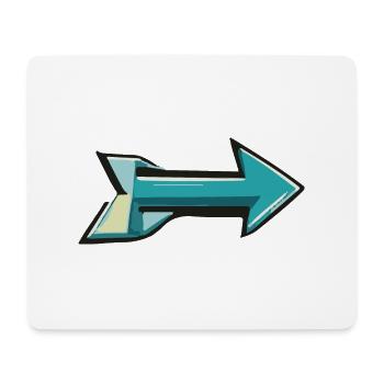 Right arrow - Mouse Pad (horizontal) - white - Front