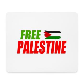 Free palestine - Mouse Pad (horizontal) - white - Front