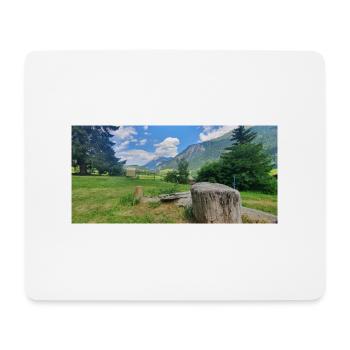 Berglandschaften - Mousepad (Querformat) - Weiß - Vorne