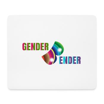 Gender-Bender hat den Regenbogen gefunden - Mousepad (Querformat) - Weiß - Vorne