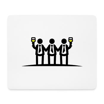 Bachelor Groom Team Bachelors - Mouse Pad (horizontal) - white - Front