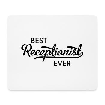Rezpetionist - Mousepad (Querformat) - Weiß - Vorne