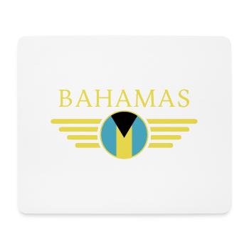 J’aime les Bahamas, T-shirt design de style élégance - Tapis de souris (format paysage) - blanc - Devant