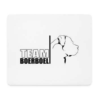 TEAM Boerboel Hunde Hund Wilsigns - Mousepad (Querformat) - Weiß - Vorne