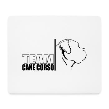 TEAM Cane Corso Hunde Hund Wilsigns - Mousepad (Querformat) - Weiß - Vorne
